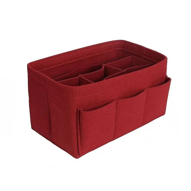Bag Insert Organizer/ Tote Bag Insert Organizer/ Make Up Organizer/ Travel Item - SecureTravelGlow