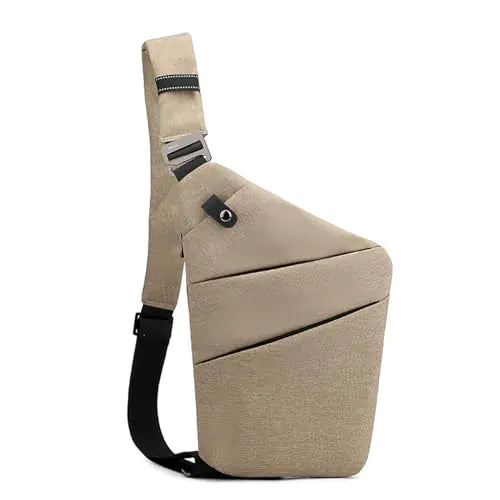 ShieldStrap Bag - Large Anti-Theft Crossbody (Khaki)