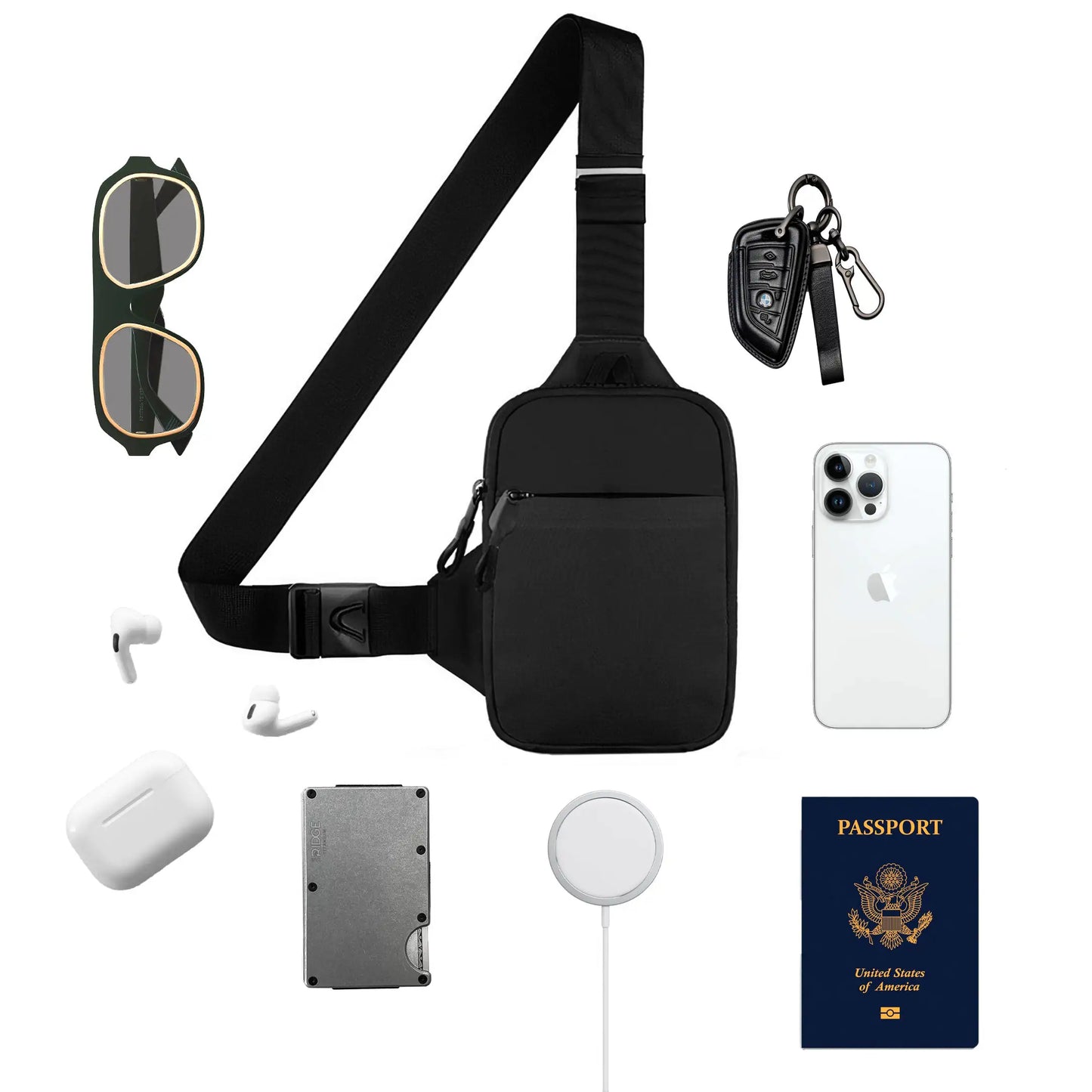 Travel Sling Bag - SecureTravelGlow