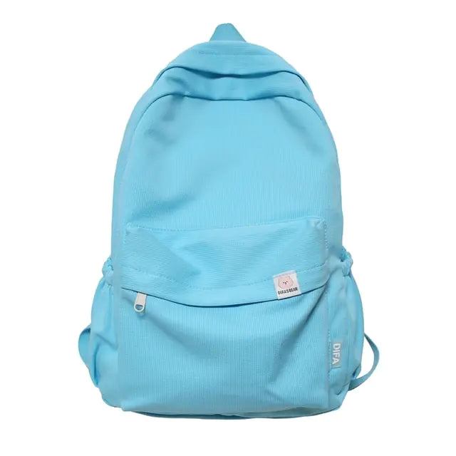 Female Travel Bag/ Pastel Aesthetic Back pack/ School bag - SecureTravelGlow