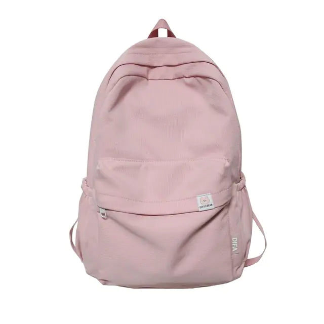 Female Travel Bag/ Pastel Aesthetic Back pack/ School bag - SecureTravelGlow