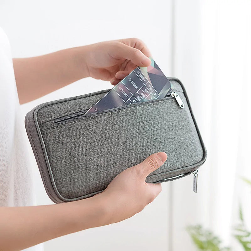 Multi-Function Passport Holder Credit Card Wallet