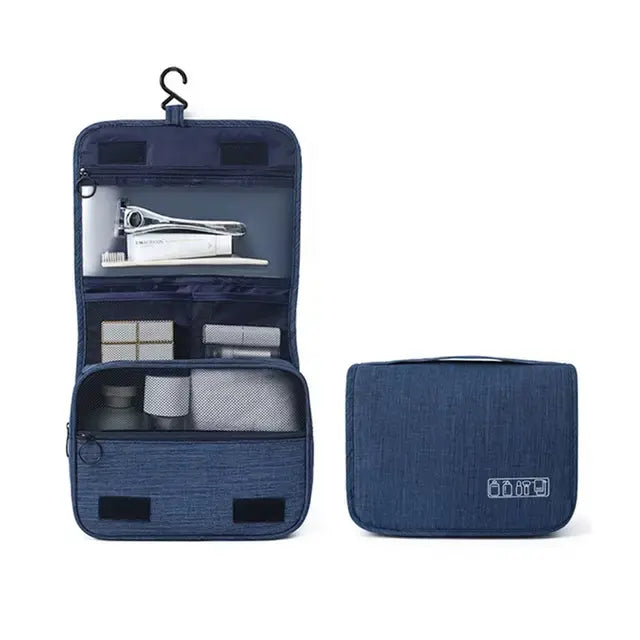 Foldable Toiletry Bag Organizer/ Travel Organizer Pack Safe/ Cosmetic Organizer - SecureTravelGlow