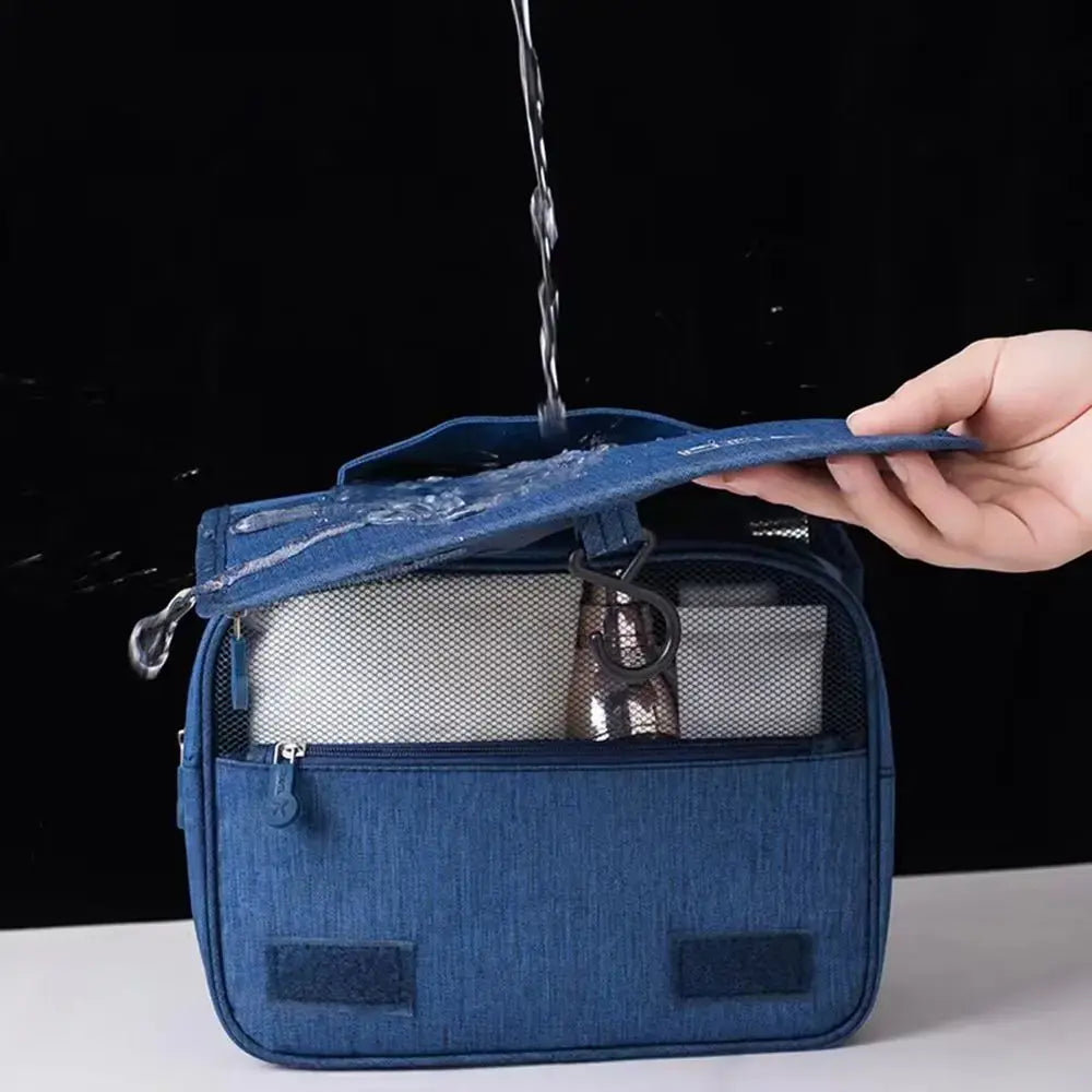 Foldable Toiletry Bag Organizer/ Travel Organizer Pack Safe/ Cosmetic Organizer - SecureTravelGlow