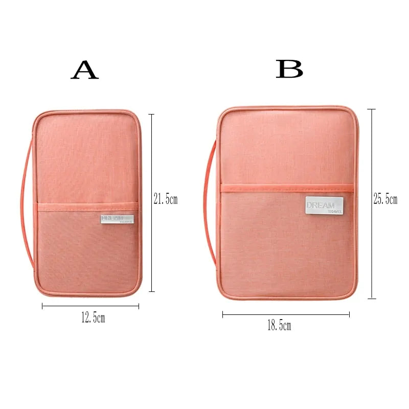 Multi-Function Passport Holder Credit Card Wallet