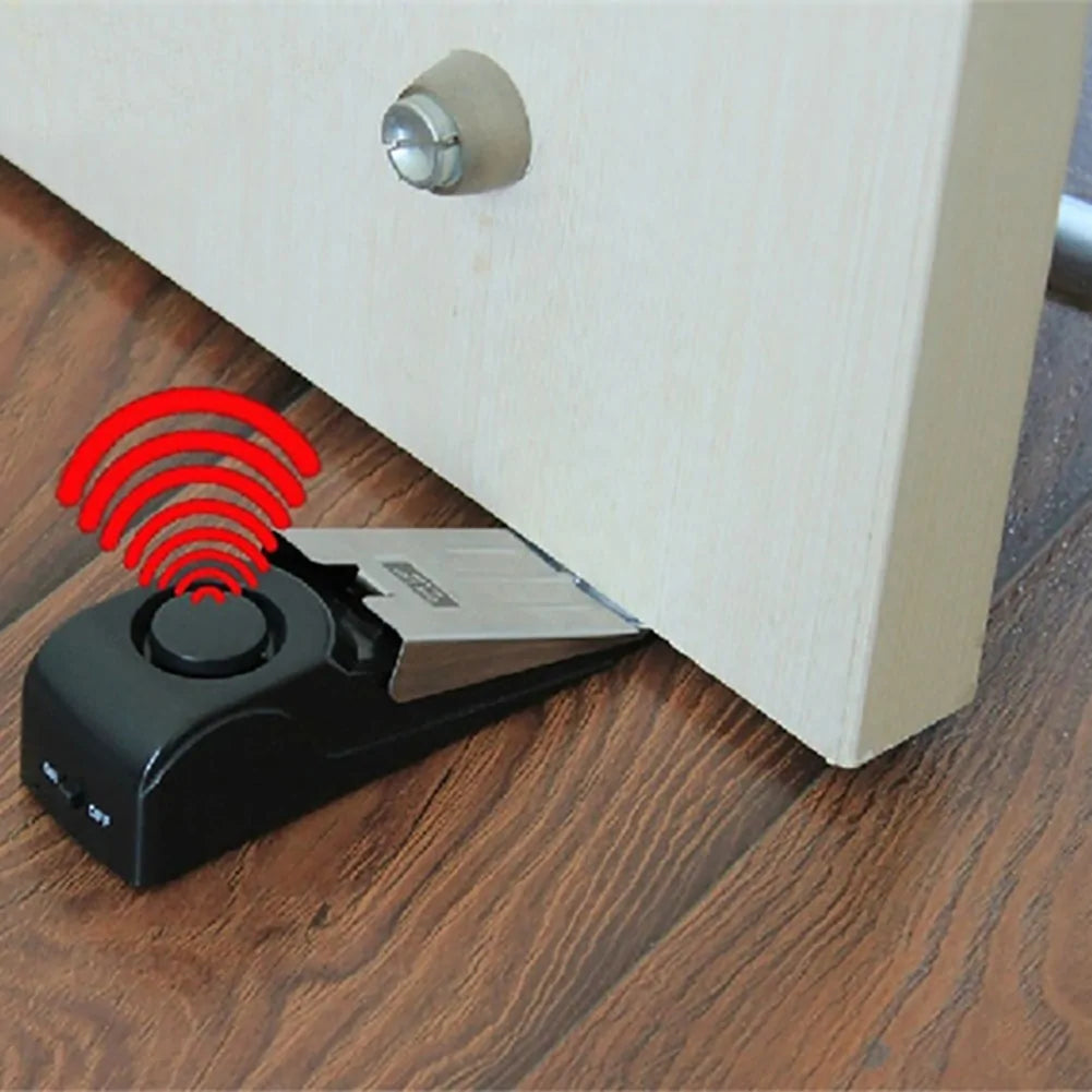 Door Stop Alarm - Portable Traveling Security - SecureTravelGlow