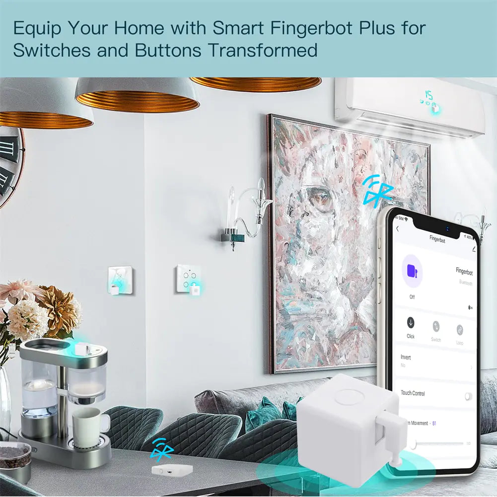 Smart Bluetooth Fingerbot - SecureTravelGlow