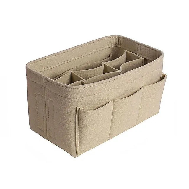 Bag Insert Organizer/ Tote Bag Insert Organizer/ Make Up Organizer/ Travel Item - SecureTravelGlow