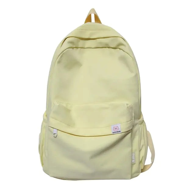 Female Travel Bag/ Pastel Aesthetic Back pack/ School bag - SecureTravelGlow